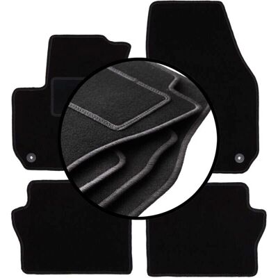 WLG - BASIC+ - Opel Zafira B - Velour - Alfombrillas WLG - BASIC+ - Opel Zafira B - Velour - Alfombrillas