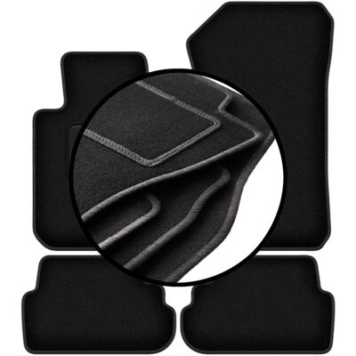 WLG - BASIC+ - BMW 1 E81 - Velvet - Car Mats WLG - BASIC+ - BMW 1 E81 - Velvet - Car Mats