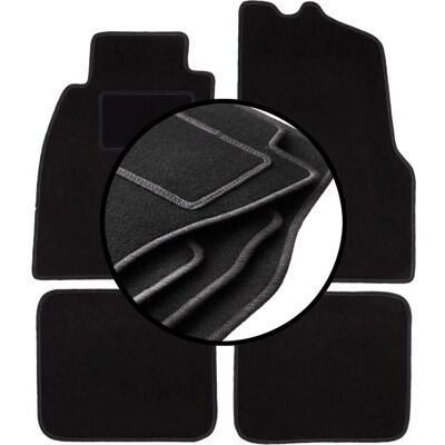 Mitsubishi - Carisma - Terciopelo - Área del conductor - Alfombrillas de coche Mitsubishi - Carisma - Terciopelo - Área del conductor - Alfombrillas de coche