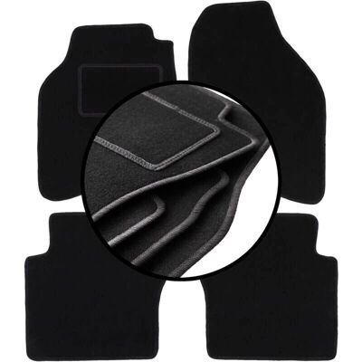 WLG - BASIC+ Honda Jazz II - Terciopelo - Reforzado - Alfombrillas WLG - BASIC+ Honda Jazz II - Terciopelo - Reforzado - Alfombrillas