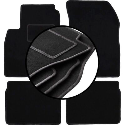 WLG - BASIC+ - Nissan Micra K13 - Velour - Alfombrillas de coche WLG - BASIC+ - Nissan Micra K13 - Velour - Alfombrillas de coche