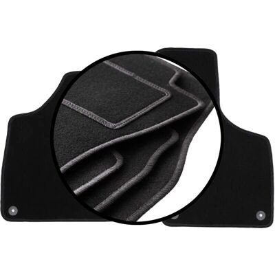 WLG - BASIC+ - Audi TT 8N cabrio - Velour - Car mats WLG - BASIC+ - Audi TT 8N cabrio - Velour - Car mats