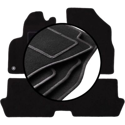 WLG - Peugeot 5008 I - Velour - BASIC+ - Alfombrillas WLG - Peugeot 5008 I - Velour - BASIC+ - Alfombrillas