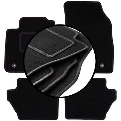 WLG - BASIC+ - Alfombrillas de terciopelo - Mazda 2 II hatchback (2007-2015) WLG - BASIC+ - Alfombrillas de terciopelo - Mazda 2 II hatchback (2007-2015)