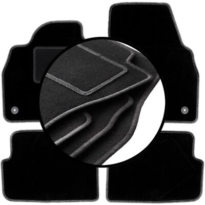 WLG - BASIC+ - Terciopelo - Audi A1 II - Car mats WLG - BASIC+ - Terciopelo - Audi A1 II - Car mats