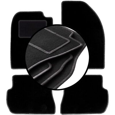 WLG - WLG-BASIC+ - Alfombrillas de coche WLG - WLG-BASIC+ - Alfombrillas de coche