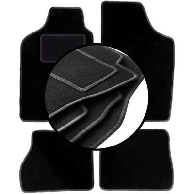 Nissan - Micra K10 - Velour - Alfombrillas Nissan - Micra K10 - Velour - Alfombrillas