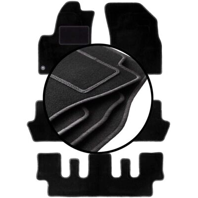 Citroën - C4 Picasso I - Velour - 7 plazas - Car Mats Citroën - C4 Picasso I - Velour - 7 plazas - Car Mats
