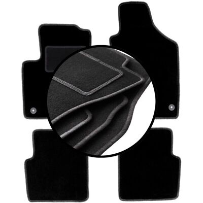 Fiat - 500 FL - Velour - WLG-BASIC+ - Alfombrillas Fiat - 500 FL - Velour - WLG-BASIC+ - Alfombrillas
