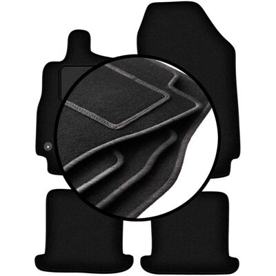 WLG - BASIC+ - Renault Megane III Cabrio 2008-2015 - Alfombrillas de suelo WLG - BASIC+ - Renault Megane III Cabrio 2008-2015 - Alfombrillas de suelo
