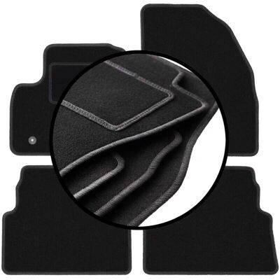 WLG - BASIC+ - Velour - Ford Kuga MK1 - Alfombrillas de coche WLG - BASIC+ - Velour - Ford Kuga MK1 - Alfombrillas de coche