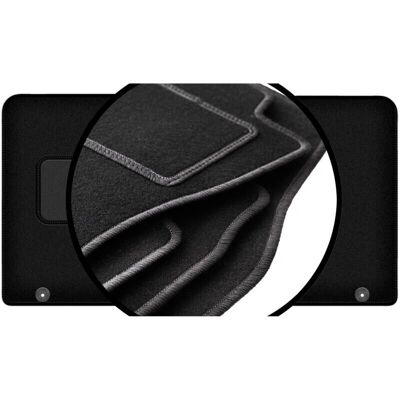 WLG - BASIC+ - Opel Vivaro II 2014-2019 - Terciopelo - Car Mats WLG - BASIC+ - Opel Vivaro II 2014-2019 - Terciopelo - Car Mats