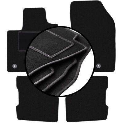 WLG - BASIC+ - Fiat 500X II - Velour - Alfombrillas WLG - BASIC+ - Fiat 500X II - Velour - Alfombrillas