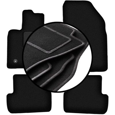 WLG - BASIC+ - Velour - Área reforzada para conductor - Alfombrillas WLG - BASIC+ - Velour - Área reforzada para conductor - Alfombrillas