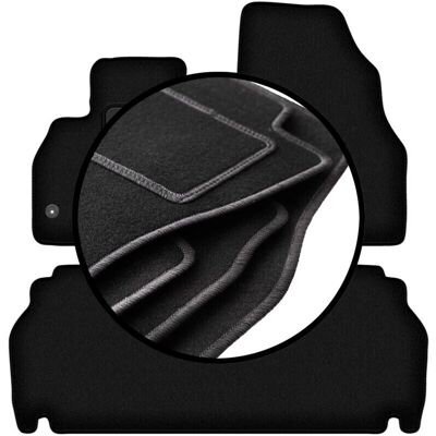 Renault - Kangoo Express Kombivan 2021- - Velour - Car mats Renault - Kangoo Express Kombivan 2021- - Velour - Car mats