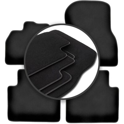 Renault - Zoe II - Durban-Black - Premium - Car mats Renault - Zoe II - Durban-Black - Premium - Car mats