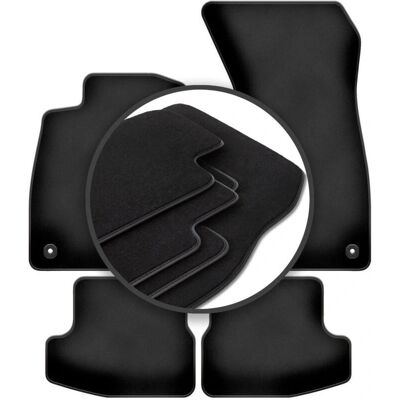 DURBAN - A5 F57 Cabrio - Black - Polyamide - Car mats DURBAN - A5 F57 Cabrio - Black - Polyamide - Car mats