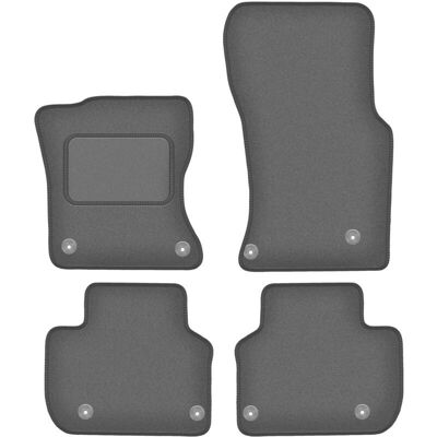 WLG-CARLUX - GRAFIET - Grafito - Set de 4 piezas - Alfombrillas de coche WLG-CARLUX - GRAFIET - Grafito - Set de 4 piezas - Alfombrillas de coche