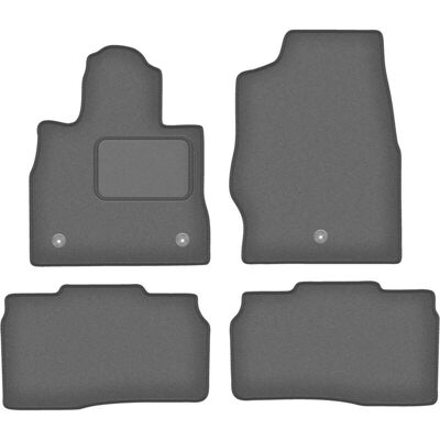 CARLUX - GRAFIET - Grafito - 4 piezas - Alfombrillas de coche CARLUX - GRAFIET - Grafito - 4 piezas - Alfombrillas de coche