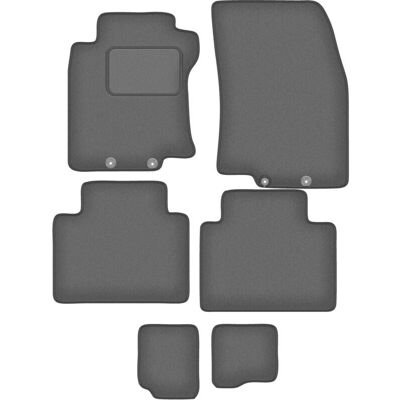 Nissan - X-Trail III T32 FL - Grafito - 4 piezas - Alfombrillas Nissan - X-Trail III T32 FL - Grafito - 4 piezas - Alfombrillas
