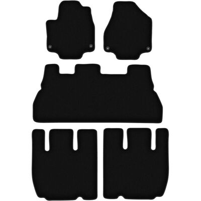 WLG - BASIC - Terciopelo - Negro - Car floor mats WLG - BASIC - Terciopelo - Negro - Car floor mats