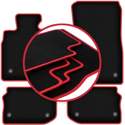 CARLUX - WLG-CARLUX-RED - BMW 5 F10 - Car mats CARLUX - WLG-CARLUX-RED - BMW 5 F10 - Car mats