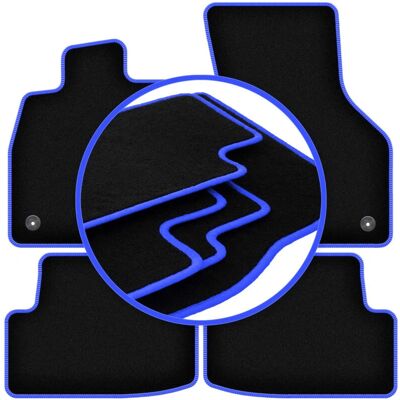 Carlux - CARLUX-BLUE - VW Golf VIII Alltrack - Alfombrillas Carlux - CARLUX-BLUE - VW Golf VIII Alltrack - Alfombrillas