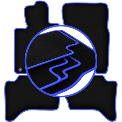 WLG - CARLUX-BLUE - Azul - Mitsubishi L200 - Car mats WLG - CARLUX-BLUE - Azul - Mitsubishi L200 - Car mats