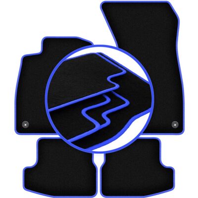 Carlux - CARLUX-BLUE - Audi A5 F57 Cabrio - Car Mats Carlux - CARLUX-BLUE - Audi A5 F57 Cabrio - Car Mats