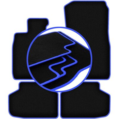 CARLUX-BLUE - BMW 7 F01 xDrive - Negro - Car mats CARLUX-BLUE - BMW 7 F01 xDrive - Negro - Car mats