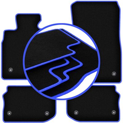 Carlux - WLG-CARLUX-BLUE - Azul - BMW F10 - Alfombrillas Carlux - WLG-CARLUX-BLUE - Azul - BMW F10 - Alfombrillas