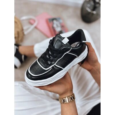 Dstreet WENNA Czarne tenisówki - Casualowe buty dla kobiet Dstreet WENNA Czarne tenisówki - Casualowe buty dla kobiet