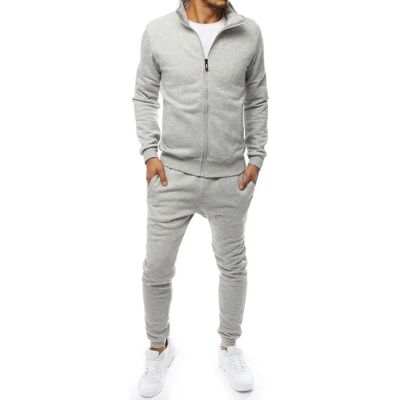 Compleu trening unisex gri deschis Dstreet - Hanorac și joggeri Compleu trening unisex gri deschis Dstreet - Hanorac și joggeri