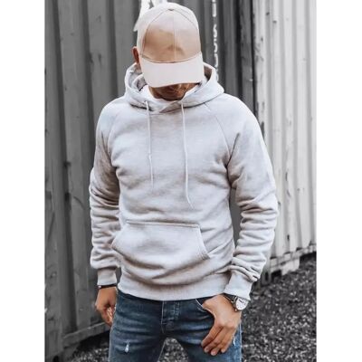 DSTREET Světle šedá mikina s kapucí XL - Hoodie DSTREET Světle šedá mikina s kapucí XL - Hoodie