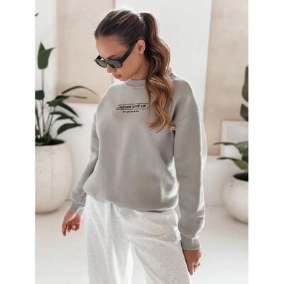 DSTREET - NEVER - Šedá - L - Sweatshirt DSTREET - NEVER - Šedá - L - Sweatshirt