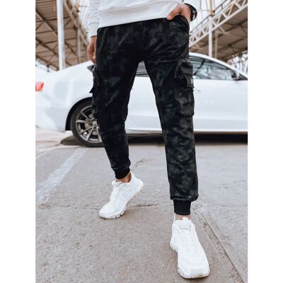 Dstreet Męskie Czarny Cargo Jogger Spodnie - Spodnie Dstreet Męskie Czarny Cargo Jogger Spodnie - Spodnie