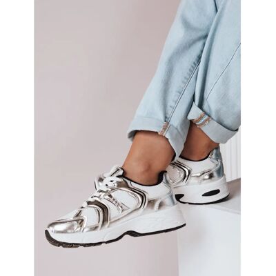Pantofi sport bej Dstreet cu talpă plată - Sneakers Pantofi sport bej Dstreet cu talpă plată - Sneakers