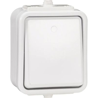 Schneider Electric Wnt100C01 - Interrupteur Étanche IP44 - 10A 250V - Publicité Schneider Electric Wnt100C01 - Interrupteur Étanche IP44 - 10A 250V - Publicité