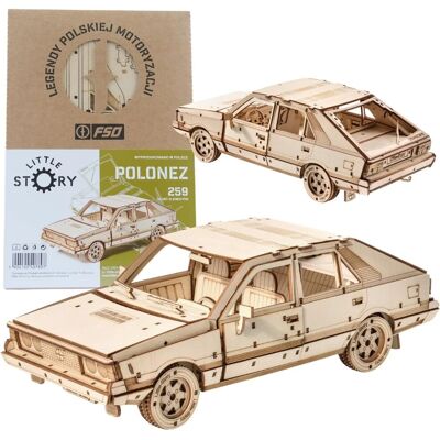 Robotime Little Story Holz-Puzzle Modell 3D - Polonez 1500 Robotime Little Story Holz-Puzzle Modell 3D - Polonez 1500
