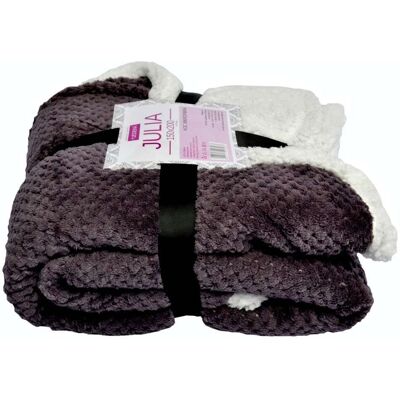 Julia - Julia 03 - Ciemnofioletowy - 150x200 - Throw blanket Julia - Julia 03 - Ciemnofioletowy - 150x200 - Throw blanket