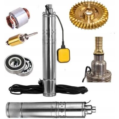 Unknown - Submersible Screw Pump 1500W - 60m - Pumppu Unknown - Submersible Screw Pump 1500W - 60m - Pumppu