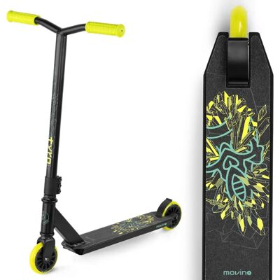 Trottinette stunt Movino Neon - Scooter de tricks - Légère - Publicité Trottinette stunt Movino Neon - Scooter de tricks - Légère - Publicité
