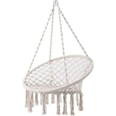 Ecru huśtawka wisząca - 50 / 70 x 123 cm Ecru huśtawka wisząca - 50 / 70 x 123 cm