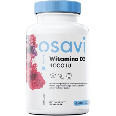 Osavi Vitamin D3 4000 IU - Unterstützt Knochen & Immunsystem Osavi Vitamin D3 4000 IU - Unterstützt Knochen & Immunsystem
