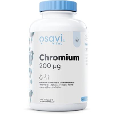 Osavi Cromo - 200mcg - Capsule Vegane - Supporto Metabolico Osavi Cromo - 200mcg - Capsule Vegane - Supporto Metabolico