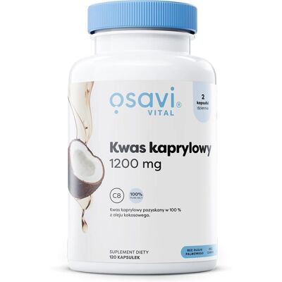 Osavi Caprylsäure 600 mg - Nahrungsergänzung aus Kokosöl Osavi Caprylsäure 600 mg - Nahrungsergänzung aus Kokosöl