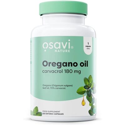 Osavi Osavi Oregano Oil Carvacrol - 180mg - 120 Enteric Caps Osavi Osavi Oregano Oil Carvacrol - 180mg - 120 Enteric Caps
