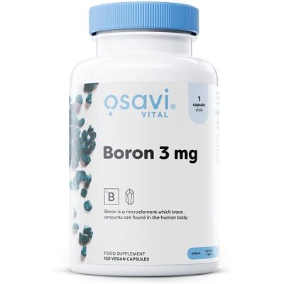 Osavi Boron 3mg Capsules - Vegan Bone & Nutrient Support Osavi Boron 3mg Capsules - Vegan Bone & Nutrient Support