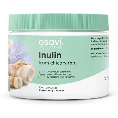 Osavi Inulin aus Zichorienwurzel - 270g - Nahrungsergänzungsmittel Osavi Inulin aus Zichorienwurzel - 270g - Nahrungsergänzungsmittel