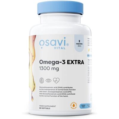 Osavi Omega-3 Lemon Softgels - Omega-3 Fish Oil Supplement Osavi Omega-3 Lemon Softgels - Omega-3 Fish Oil Supplement